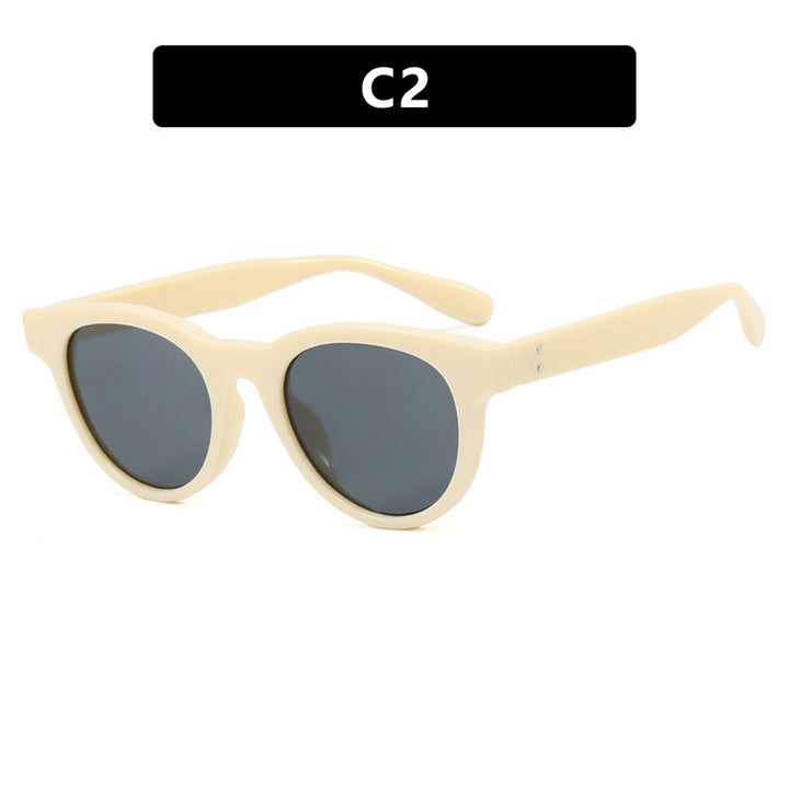 Damen stilvolle Sonnenbrille im trendigen Retro-Design Karnz