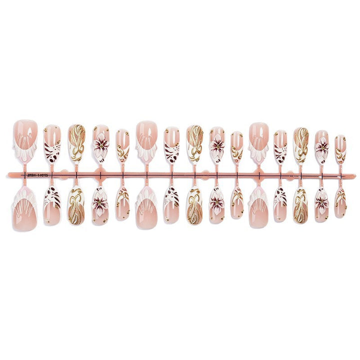 Künstliche Fingernägelset mit elegantem Design Karnz