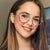 Damen extravagant geformte Brille Karnz