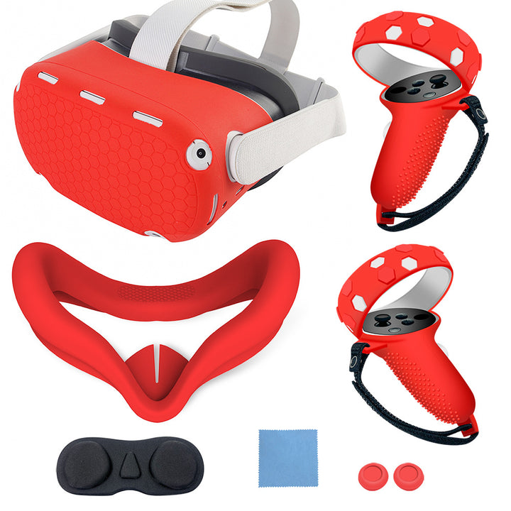 VR-Zubehör-Set mit Ergonomischer Halterung und Schutz für Controller Karnz