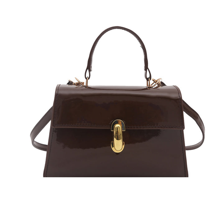 Luxuriöse Lackleder-Tasche