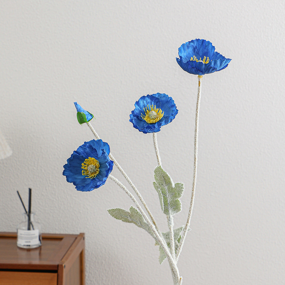 Dekorativer Kunst-Mohnblumenstrauß Karnz