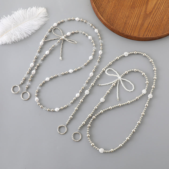 Elegante Perlen Brillenband Karnz