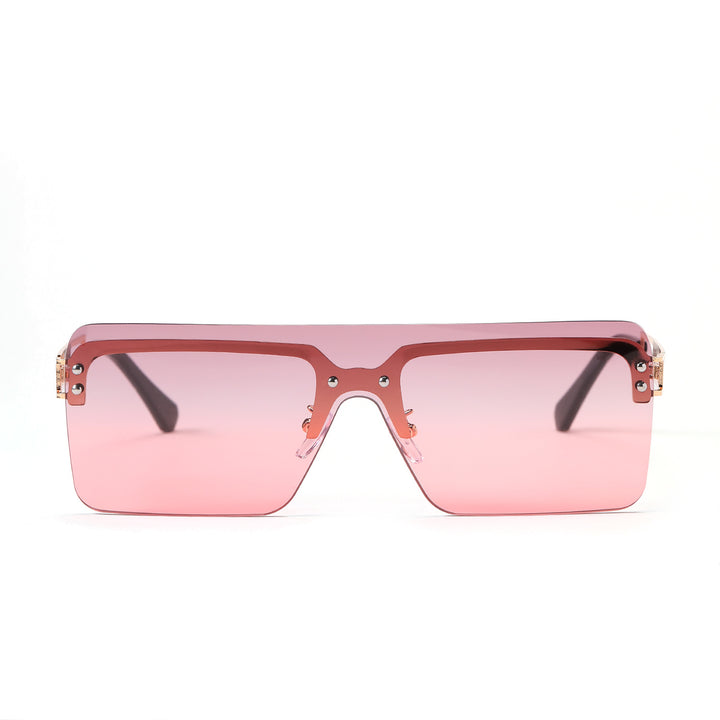 Damen oversized Sonnenbrille mit modernem geometrischem Design Karnz