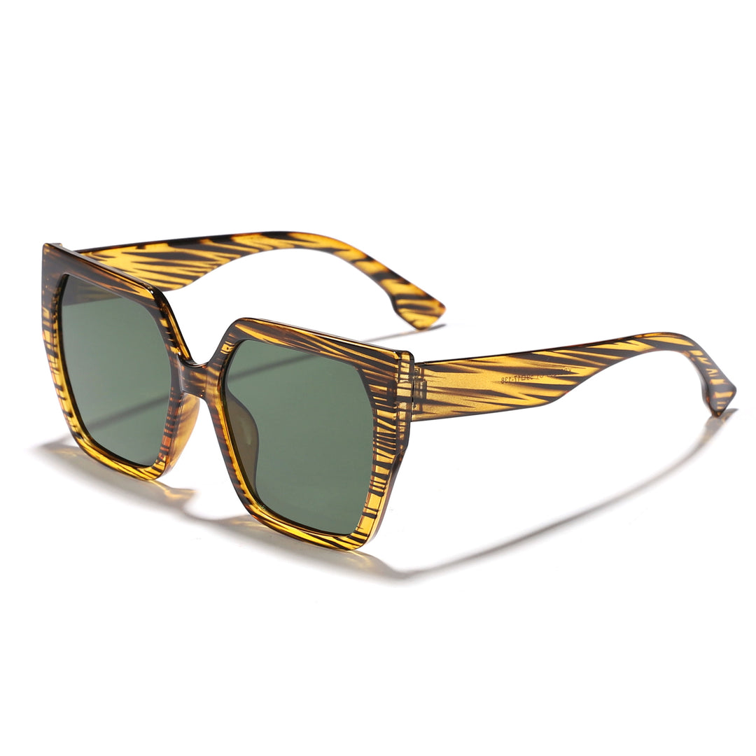 Damen oversized quadratische Sonnenbrille mit herausragendem Komfort und modischem Design Karnz