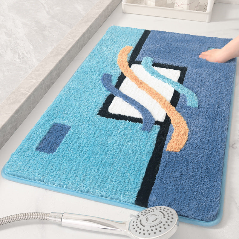 Abstraktes Design Badteppich