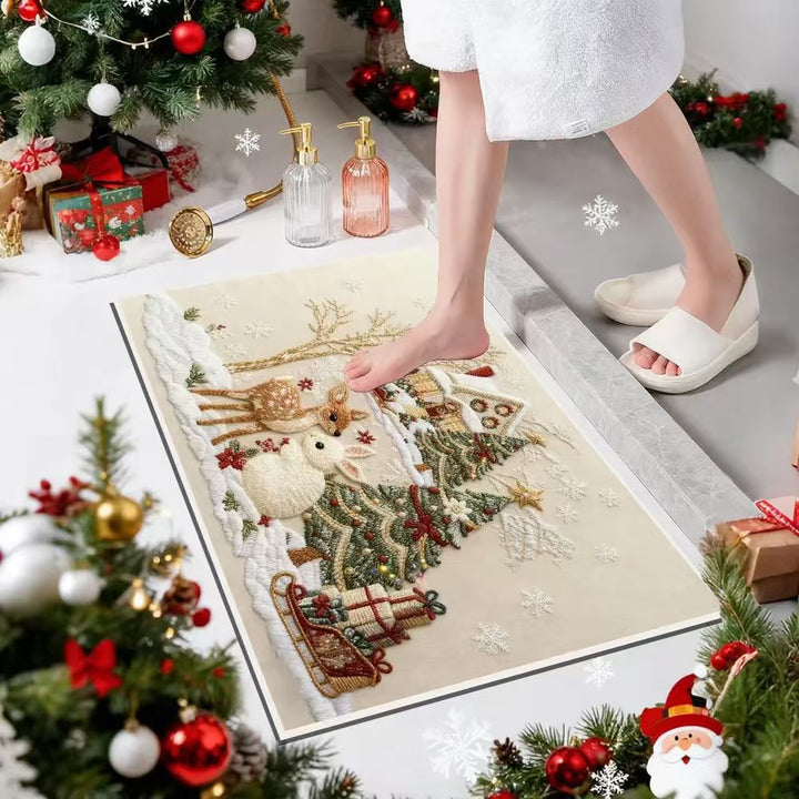 Dekorativer Weihnachts Fußmatte