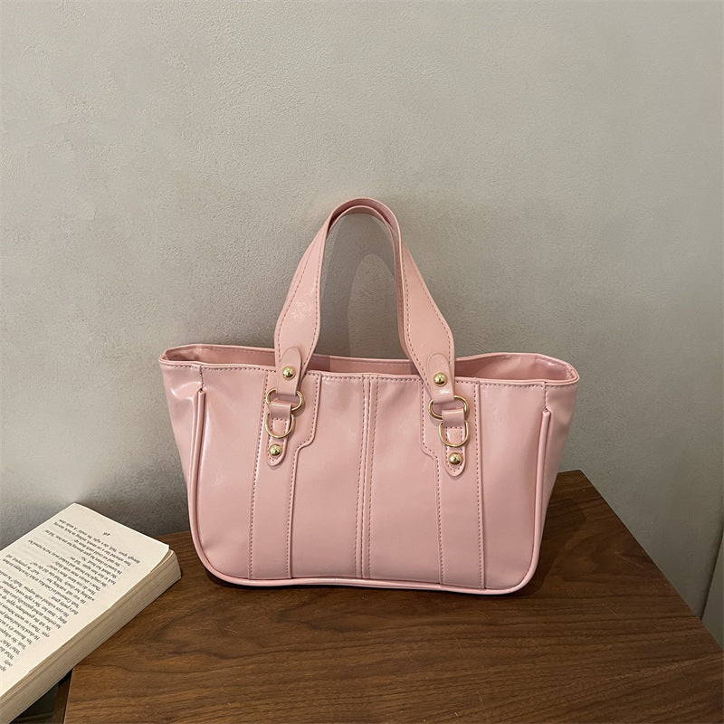 Elegante strukturierte Tote-Handtasche