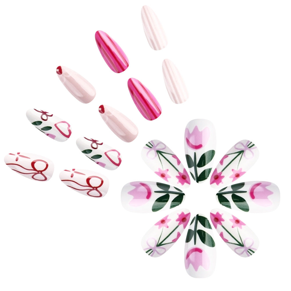 Floral Dekorative Nagelkunst Karnz