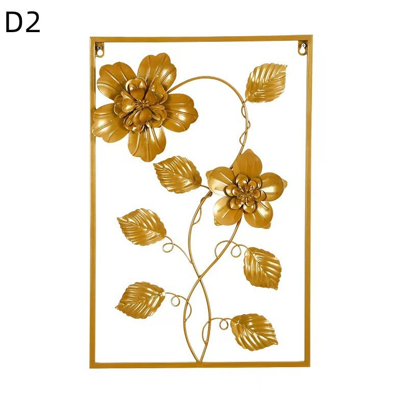 Floral Metal Wandkunst Karnz