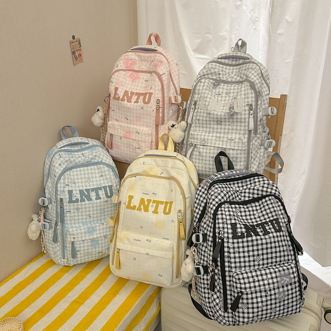 Verspielter Rucksack mit Mehrfachfächern Design Karnz