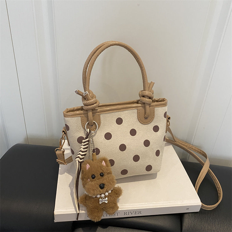 Punktmuster Mini-Handtasche