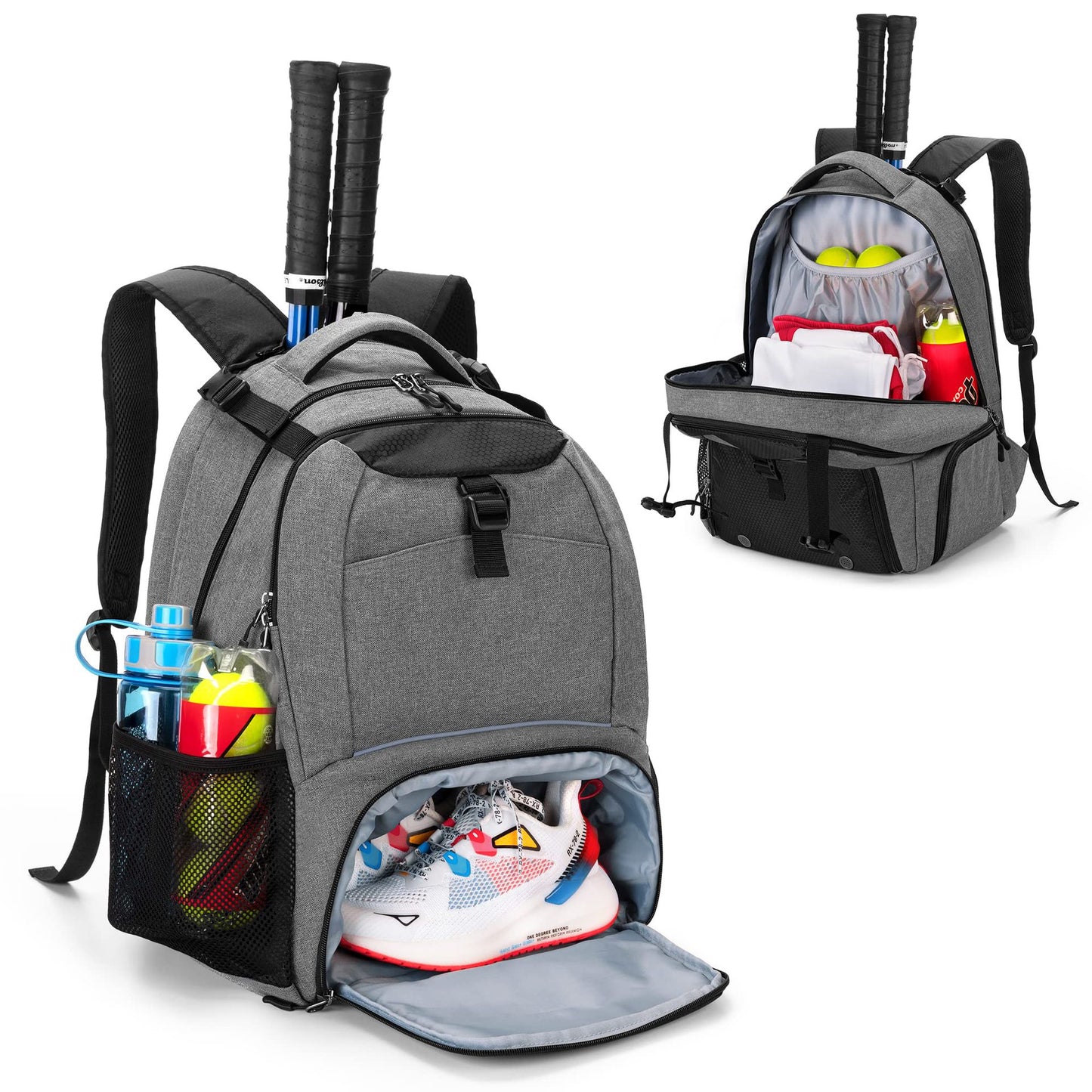 Unisex Sportlicher Rucksack mit speziellen Fächern für Sportgeräte Karnz
