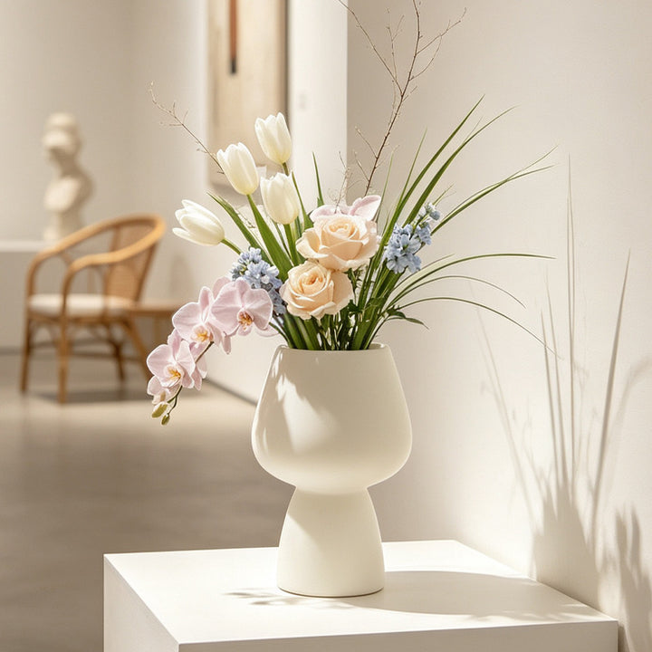 Zeitgenössischer Keramikblumentopf Karnz