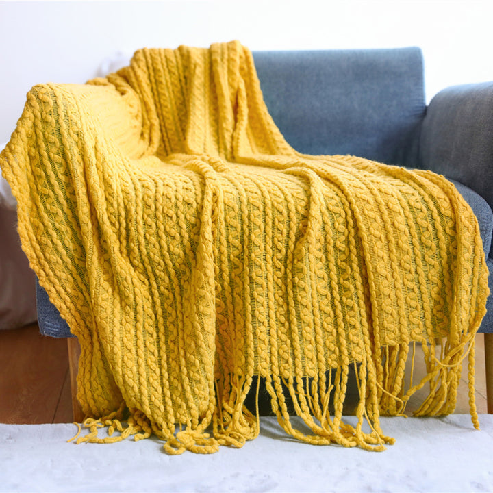 Strukturierter Strickschal