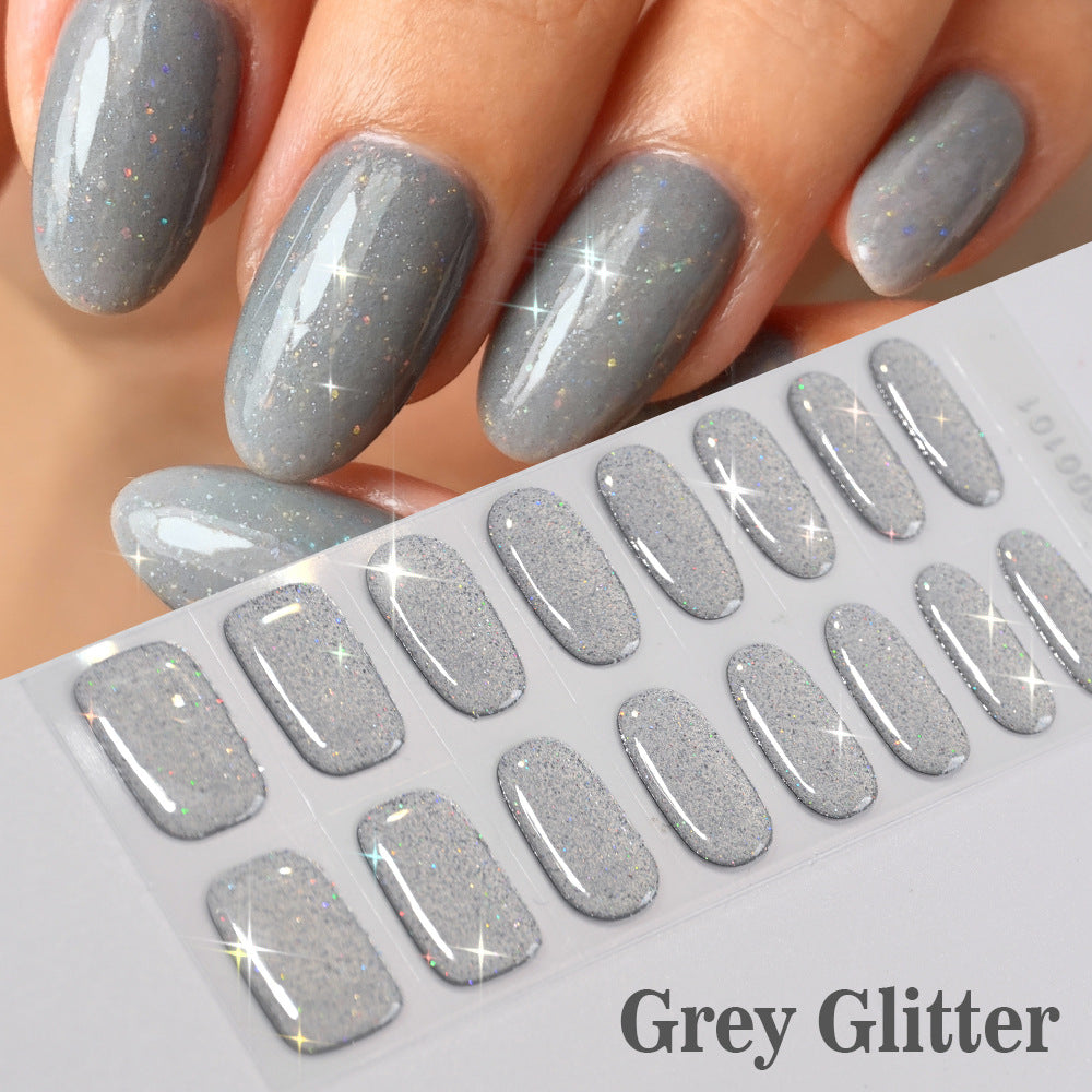 Glänzendes Glitter Press-On Nagel-Set