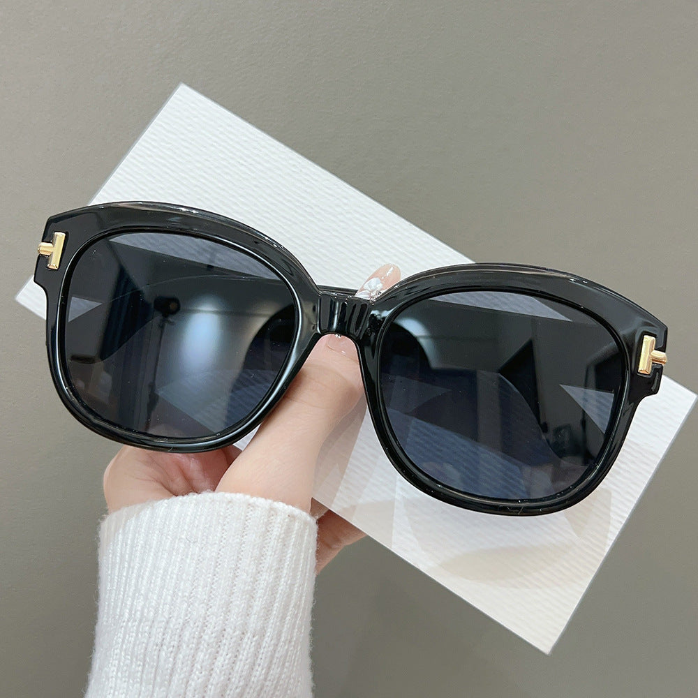 Chic Übergroße Rahmen Sonnenbrille Karnz