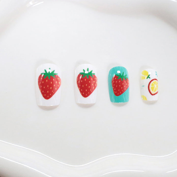 Künstlerische fruchtthematische Nagelkunst Karnz