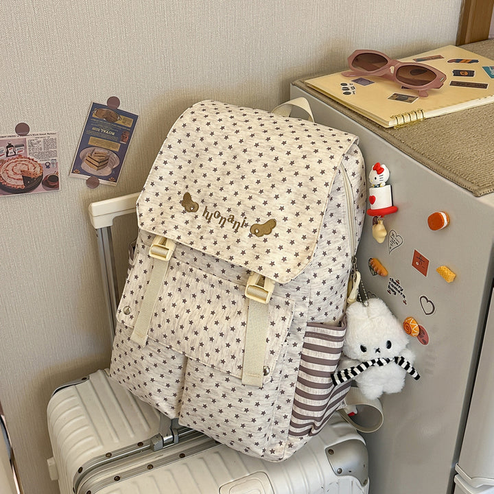 Verspielter gemusterter Rucksack