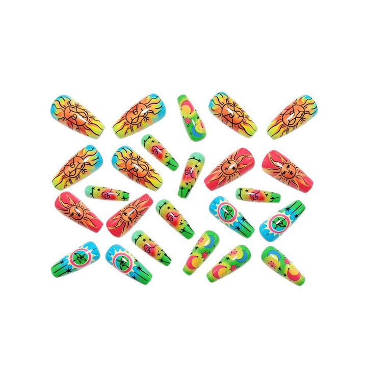 Neon Nagelkunst-Set Karnz