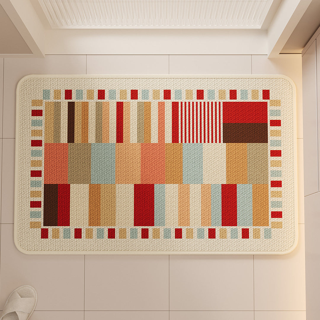 Bunte Geometrische Küchenmatte