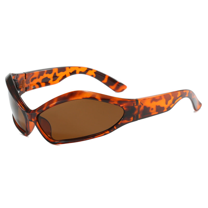 Damen Sportliche Sonnenbrille mit aerodynamischem Design Karnz