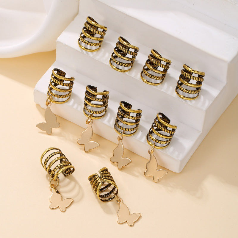 Stilvolle Haarclips mit Muschelmuster Karnz