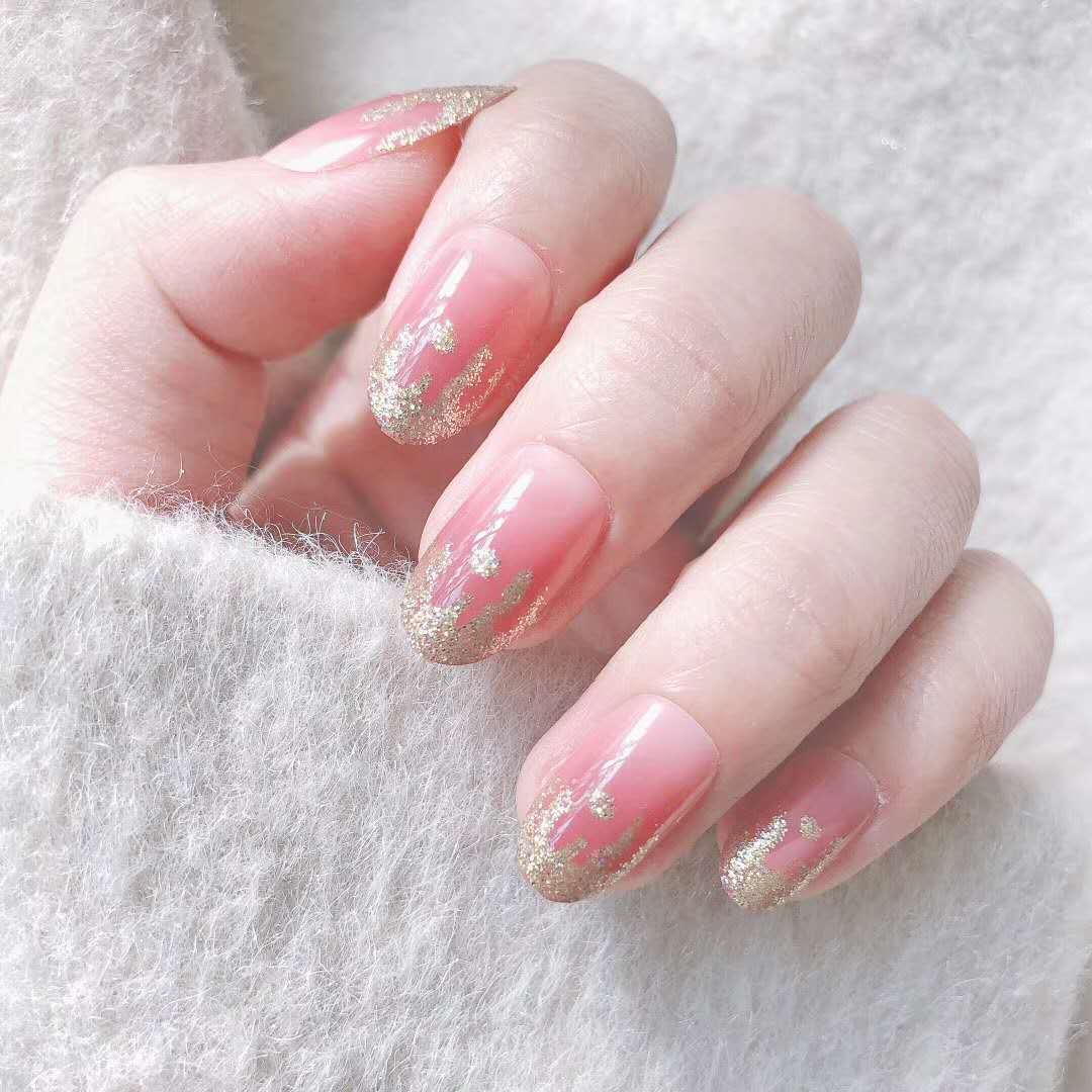 Festliche Nagelkunst Press-Ons Karnz