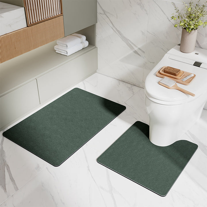 Weiches saugfähiges Badezimmermatten-Set