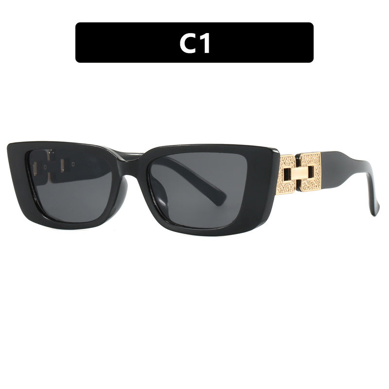 Damen modische Oversized Sonnenbrille mit einzigartigem Leopardenmuster Karnz