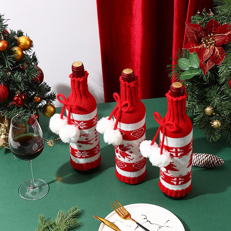 Weinflaschenwärmer mit festlichem Design Karnz