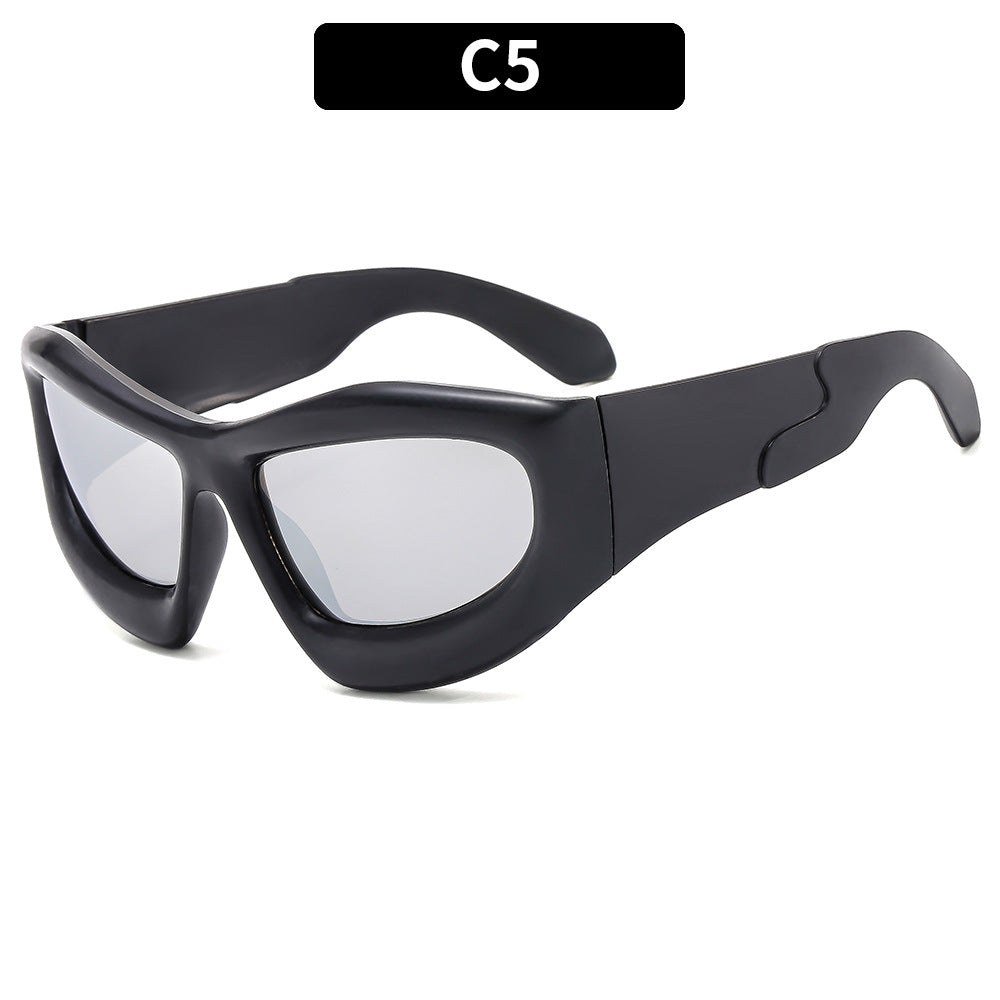 Futuristische Sport Schild Sonnenbrille