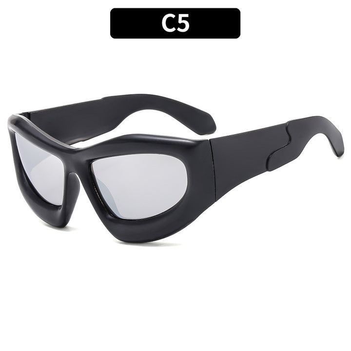 Futuristische Sport Schild Sonnenbrille