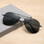 Herren Hochwertige Piloten-Sonnenbrille mit polarisierenden Gläsern Karnz