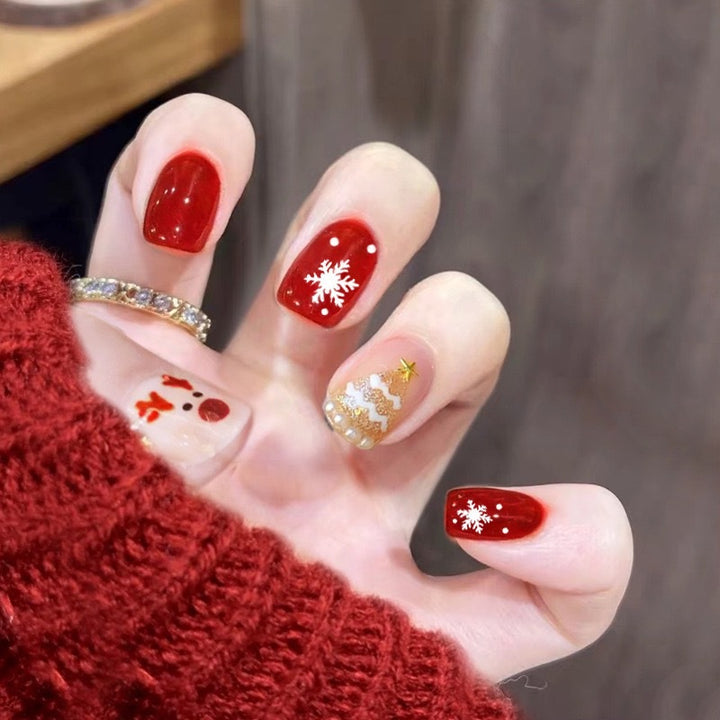 Spaß Charakter-Themen Press-On Nagelkunst Karnz