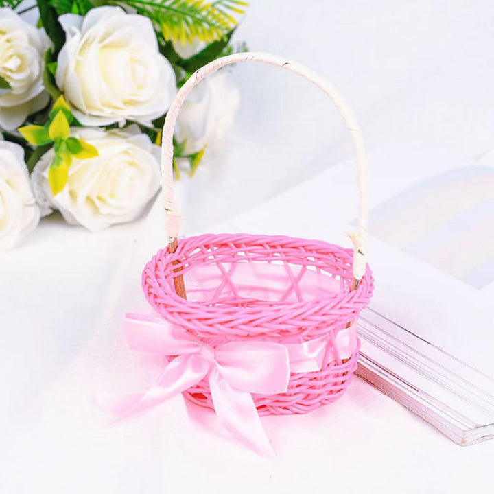 Dekorative handgewebte Geschenkkorb Karnz