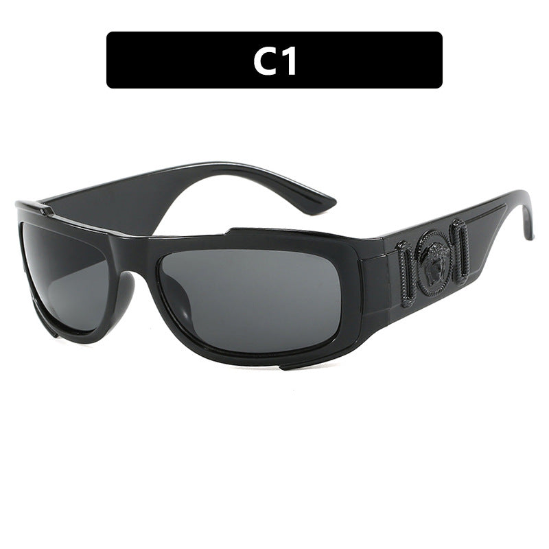 Damen sportliche Sonnenbrille mit ergonomischem Design und UV-Schutz Karnz