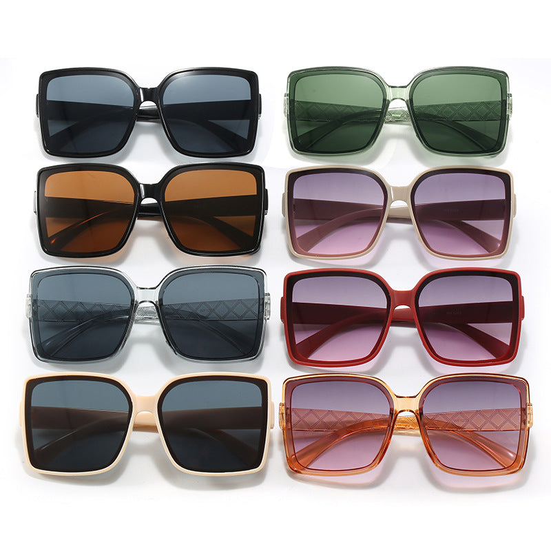 Damen modische quadratische Sonnenbrille mit elegantem Gestell Karnz
