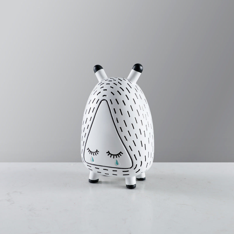 Verspielte Schneckenfigur