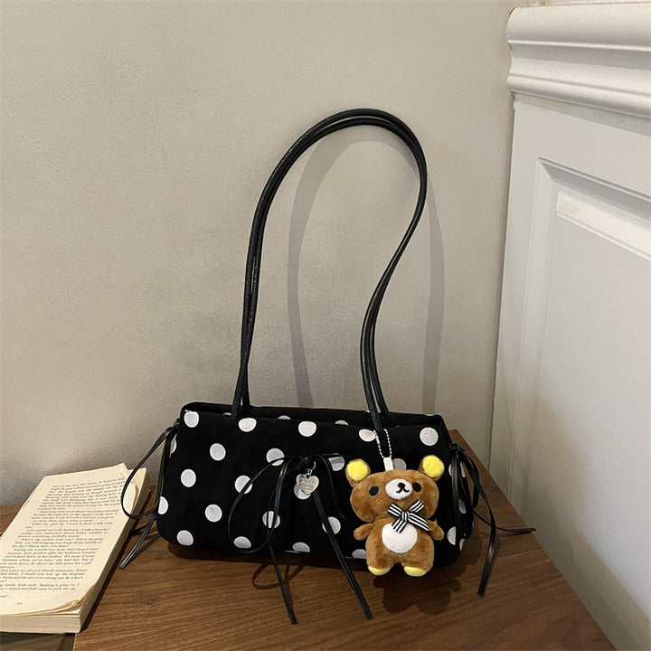 Verspielte Punkt Schultertasche