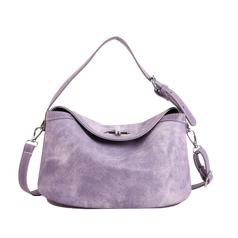 WoStylish Vintage Wildleder Hobo Tasche Karnz