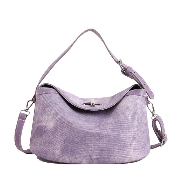 WoStylish Vintage Wildleder Hobo Tasche Karnz
