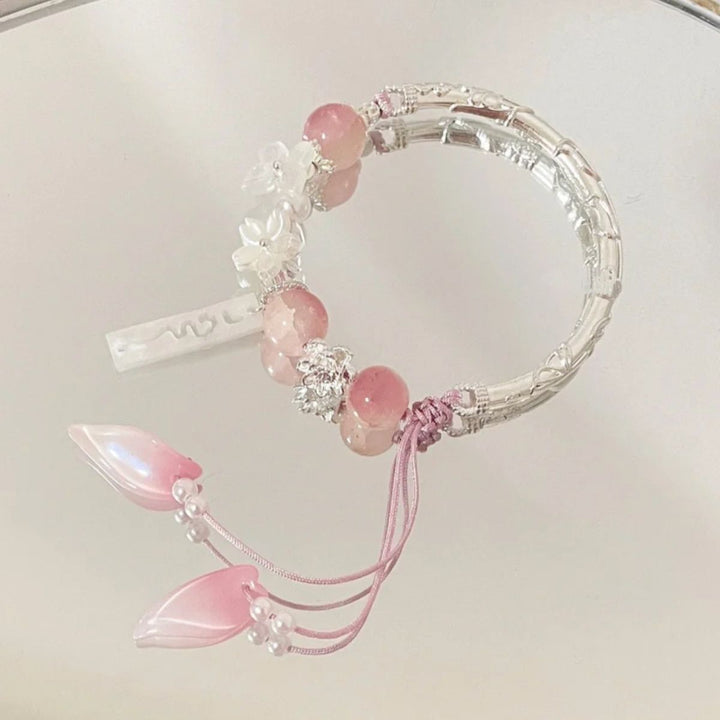 Floral Perlencharme Armreif Karnz