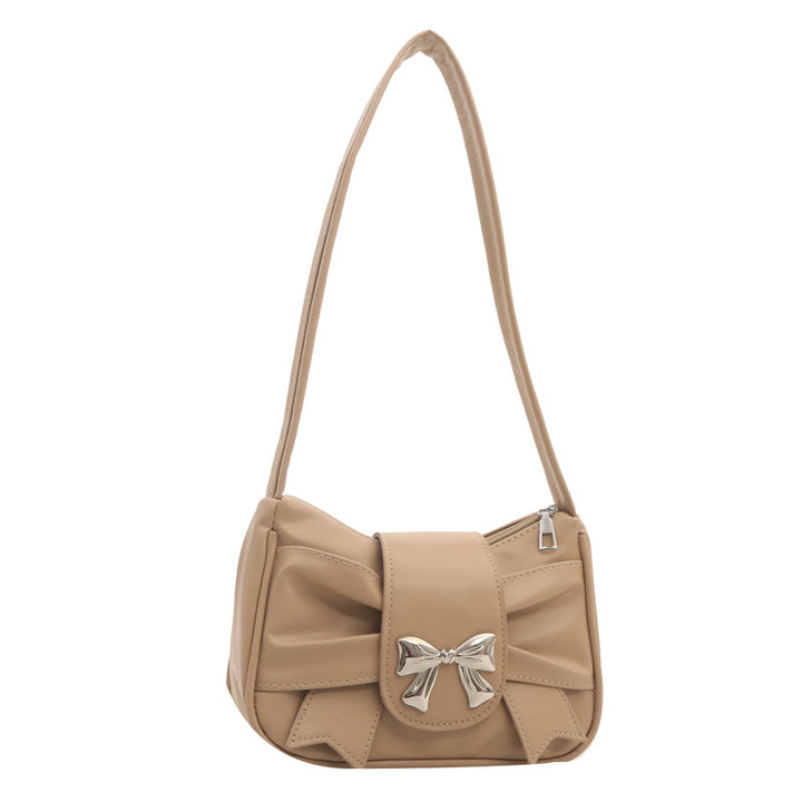 Elegante Schleifenakzent Schultertasche Karnz