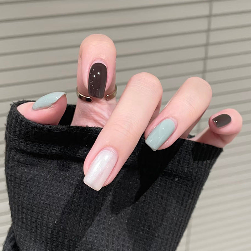Dekorative Glitzernde Press-On Nail Tips Karnz