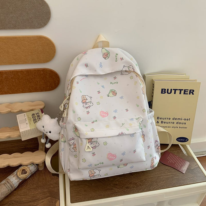 Spaß Charakter Druck Rucksack