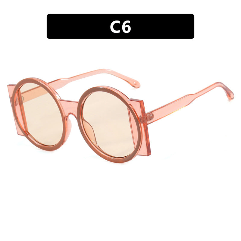 Damen oversized Sonnenbrille mit eckigem Rahmen und UV-Schutz Karnz