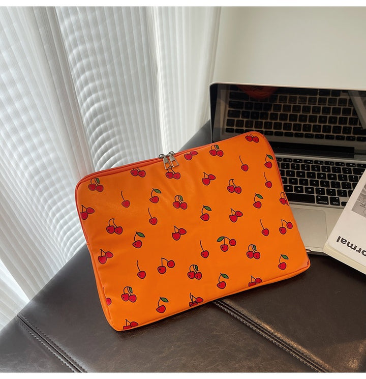 Verspielte Kirschmotiv Laptop Sleeve Karnz