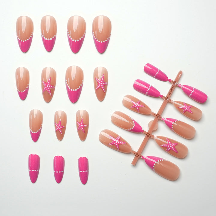 Künstlerisches Seestern Nagelkunst Set