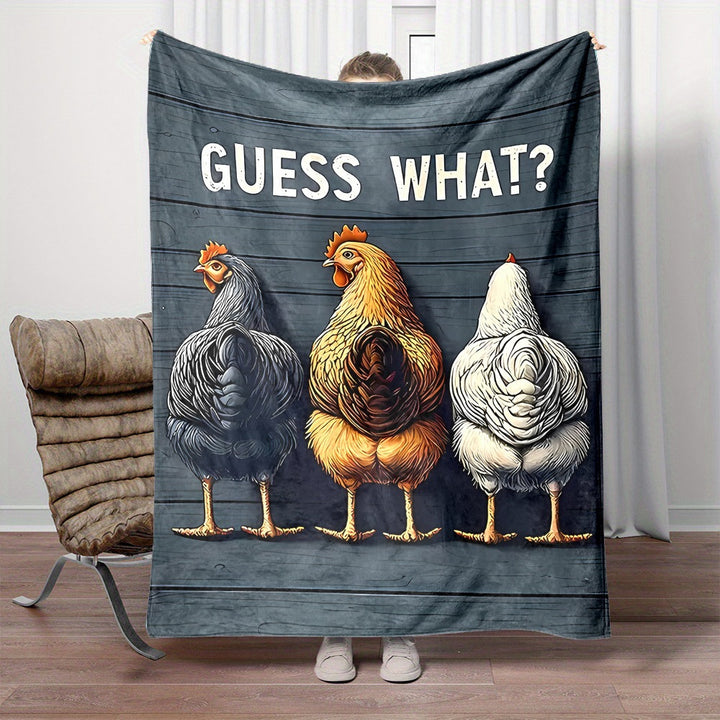 Weiche Cartoon-Dackel-Themen-Fleece-Decke